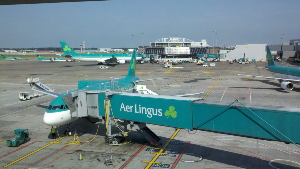 Aier Lingus at Heathrow Airport in London